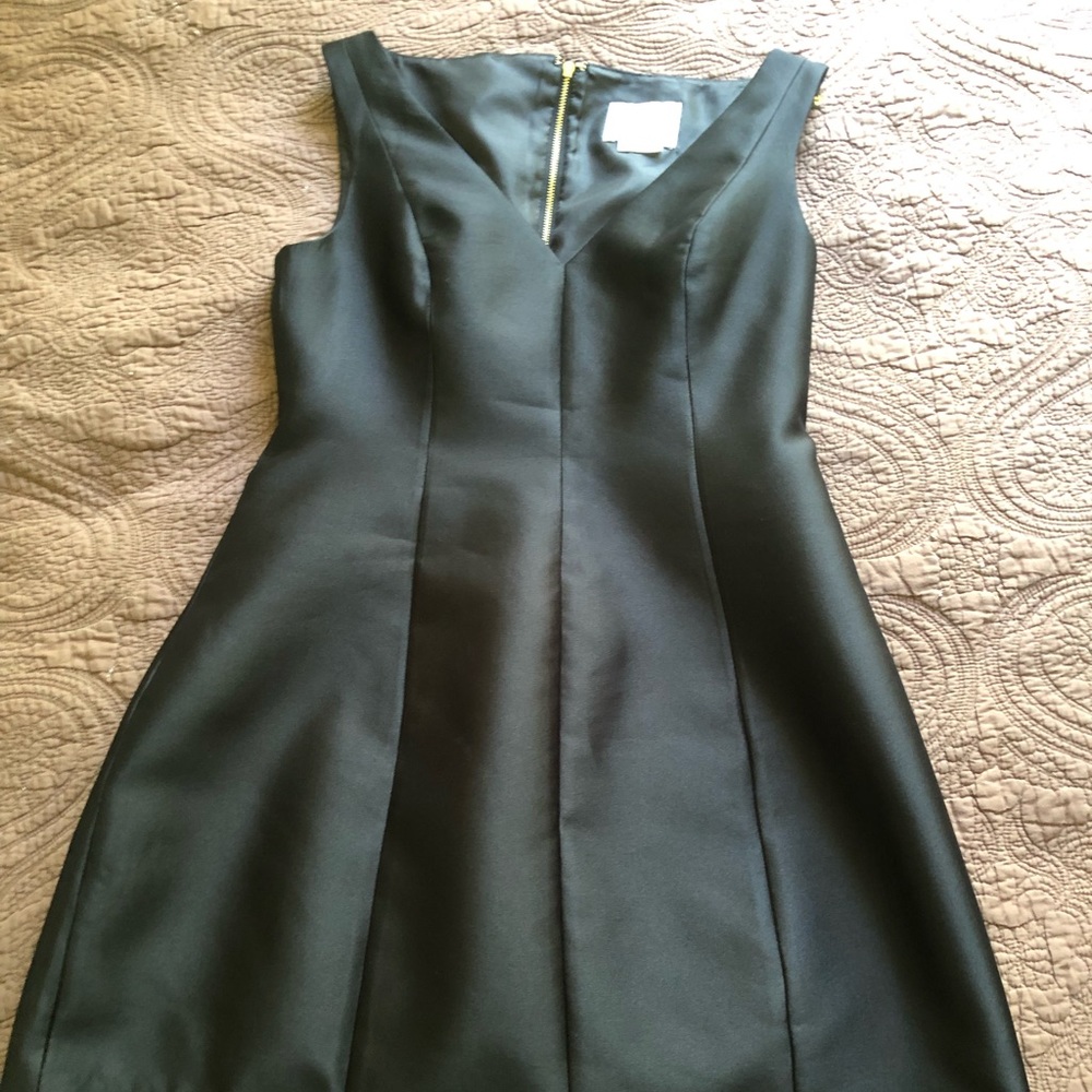 Black Structured Silk Kate Spade Dress